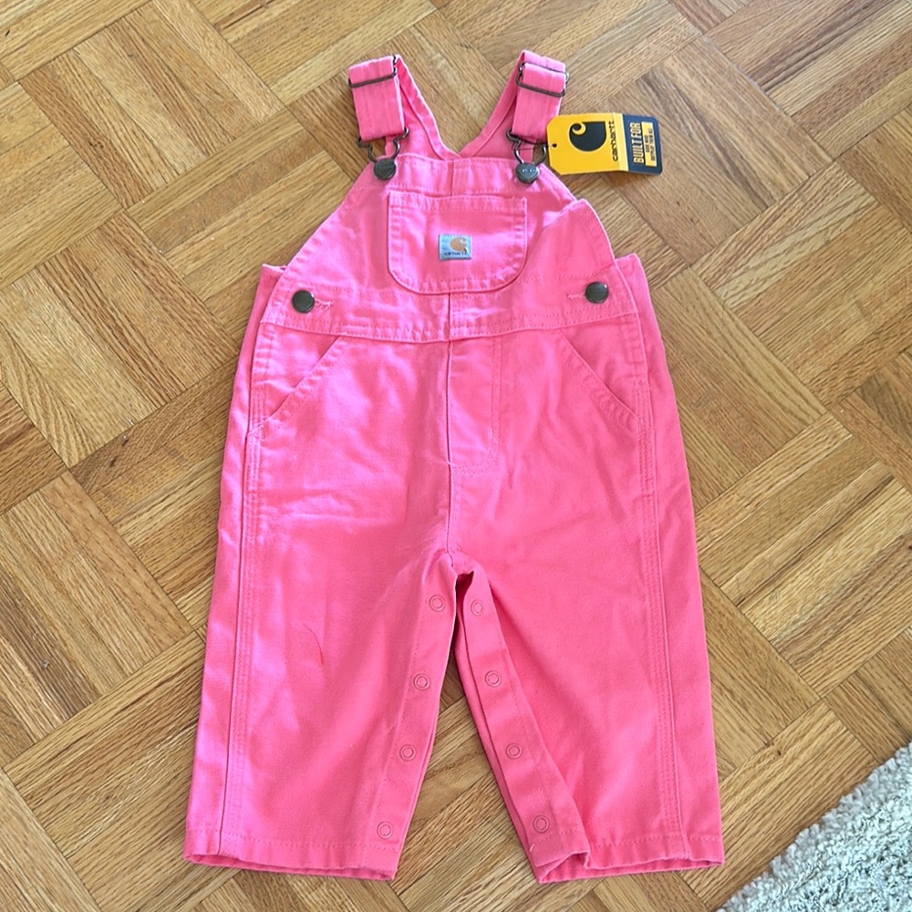 Carhartt Kids Pink Overalls